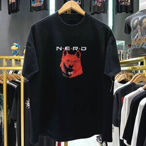 2004 N*E*R*D 'FLY OR DIE' WASHED BLACK T-SHIRT